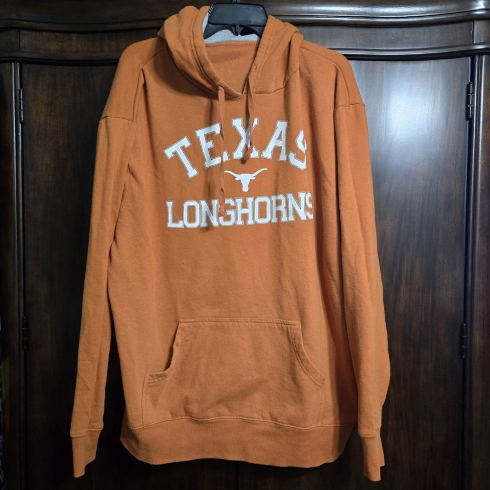 UT University of Texas Longhorn hoodie sweatshirt hooded, texas bevo logo, XL